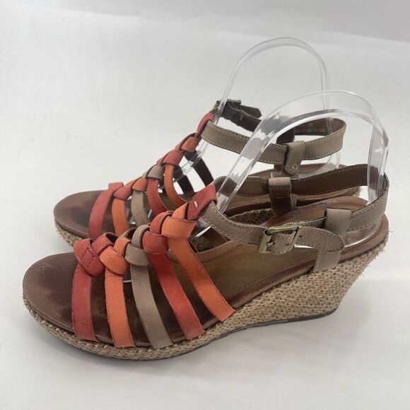 Cobb Hill by New Balance Womens Wedge Sandals 3.5" Heels Strappy Multicolor 10 - Picture 12 of 15